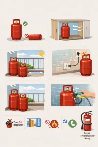 lpg cylinder safety storage