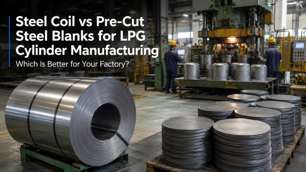 Steel Coil vs Pre-Cut Steel Blanks for LPG Cylinder Manufacturing Which Is Better for Your Factory
