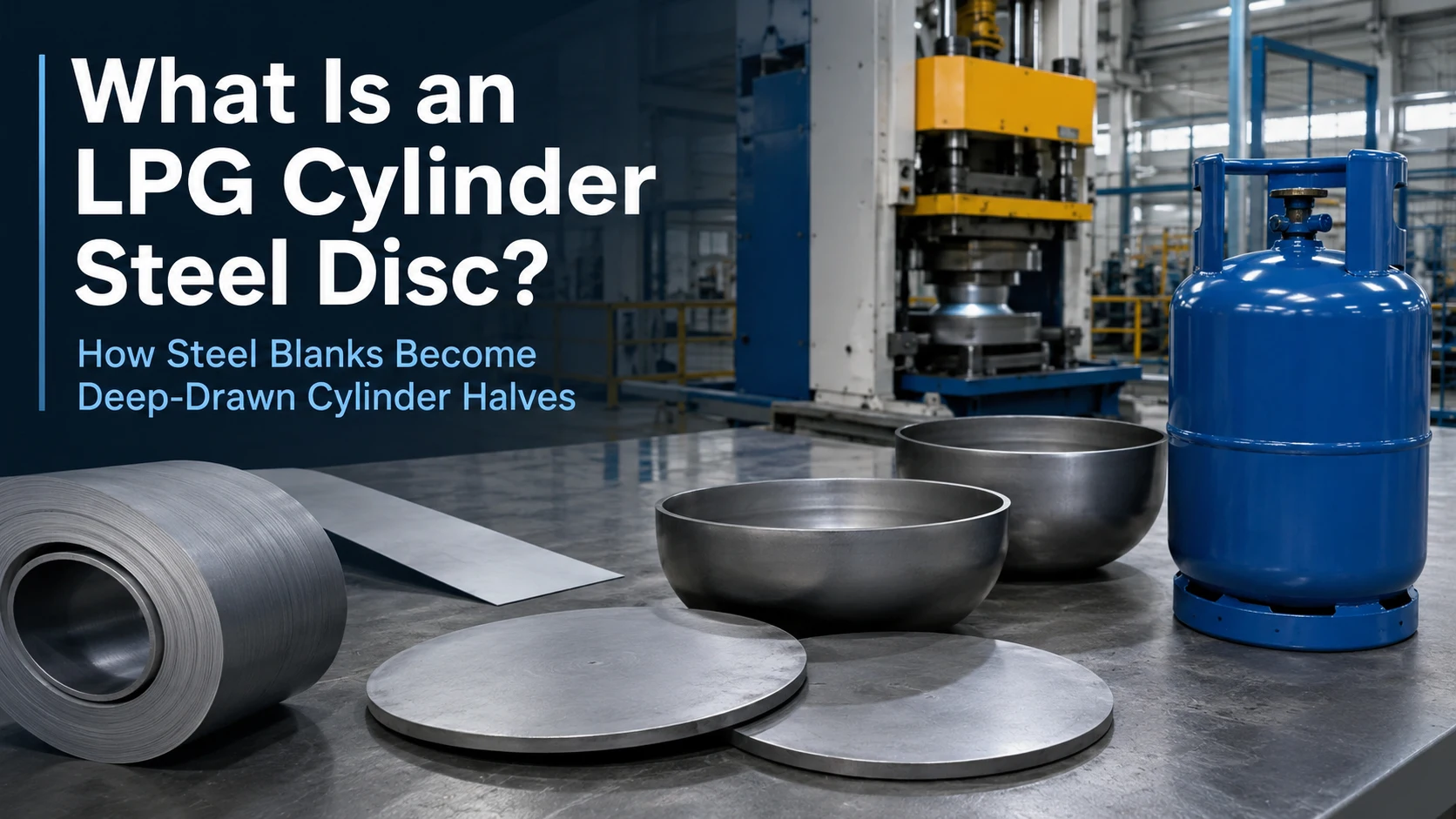 What Is an LPG Cylinder Steel Disc How Steel Blanks Become Deep-Drawn Cylinder Halves