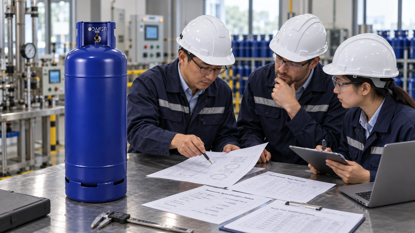 LPG cylinder pressure specification review for industrial procurement