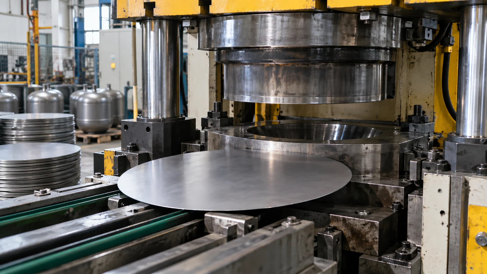 Steel blank prepared for LPG cylinder deep drawing